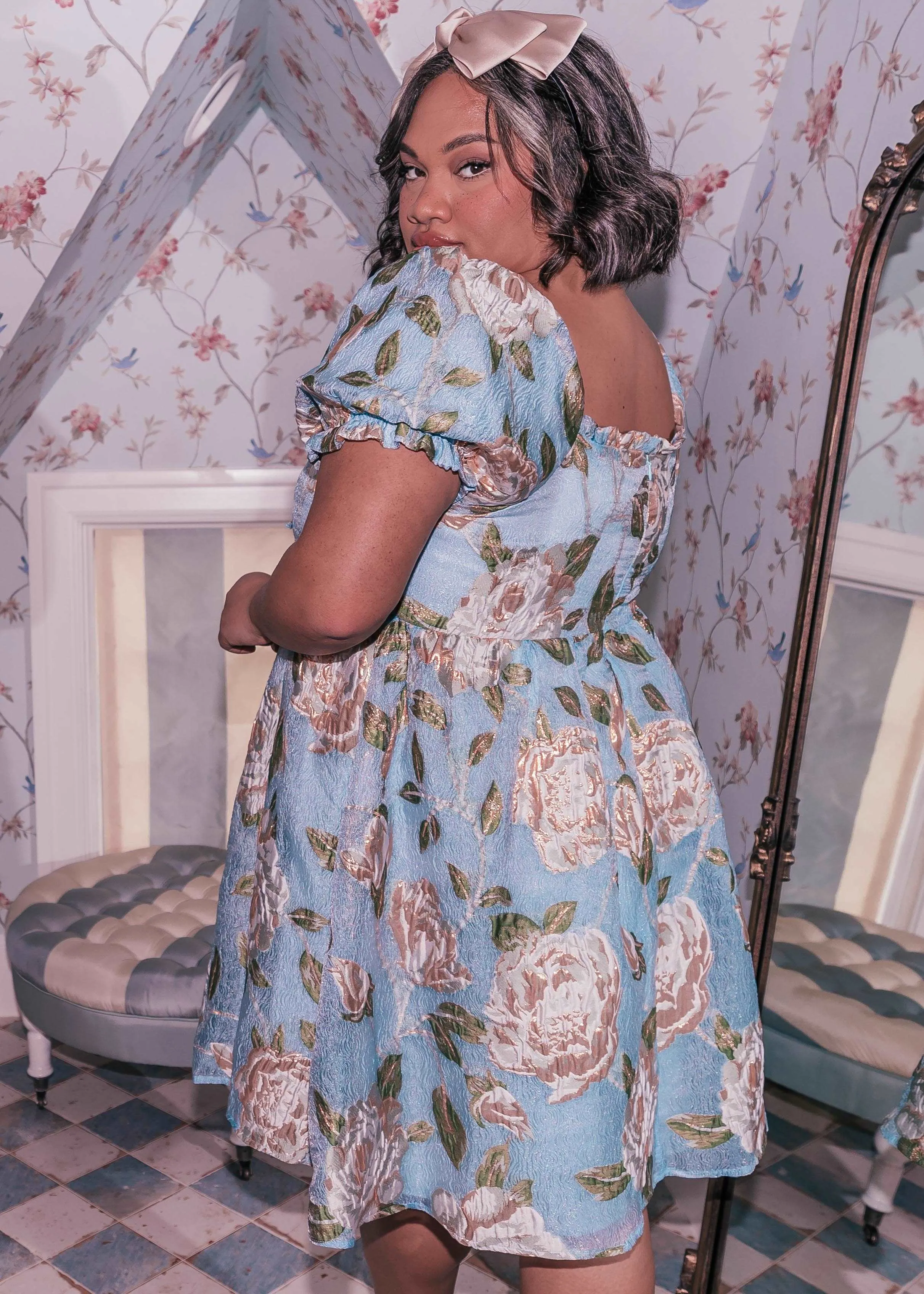 Beaumont Blue Dress - Image 5