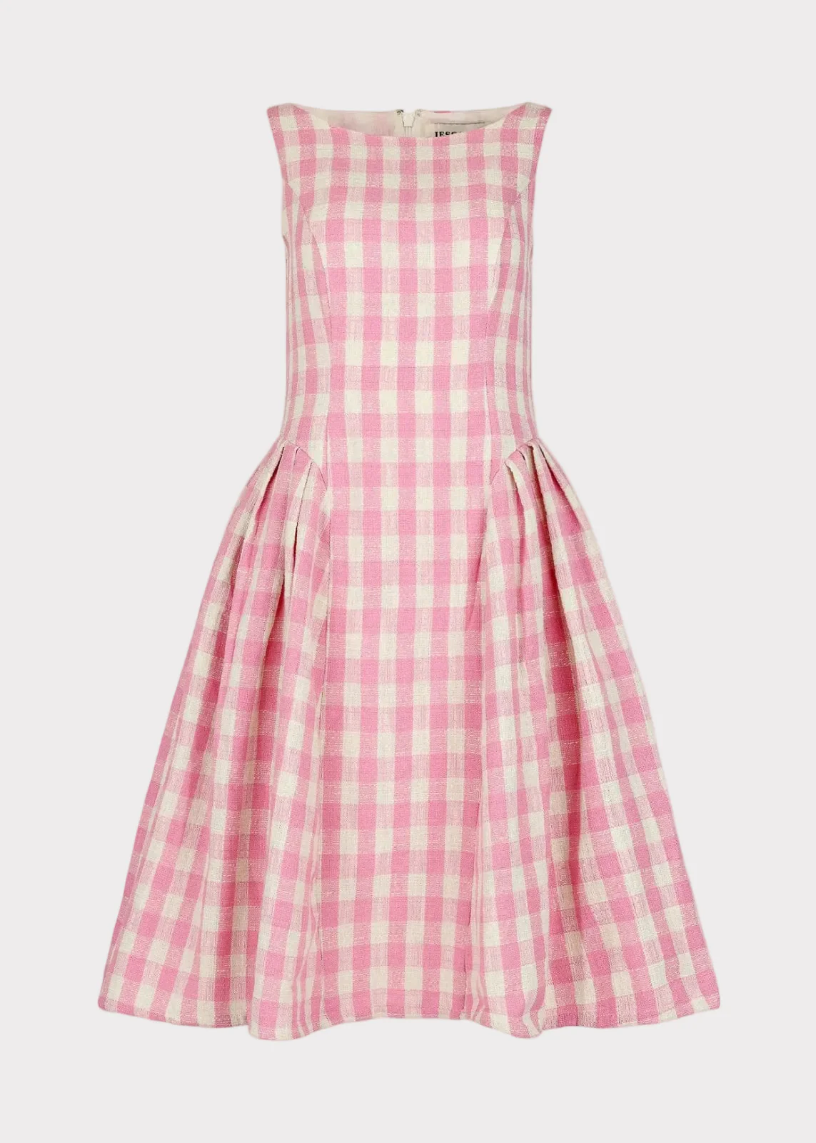 Elle Drop Waist Gingham Dress - Pink - Image 2