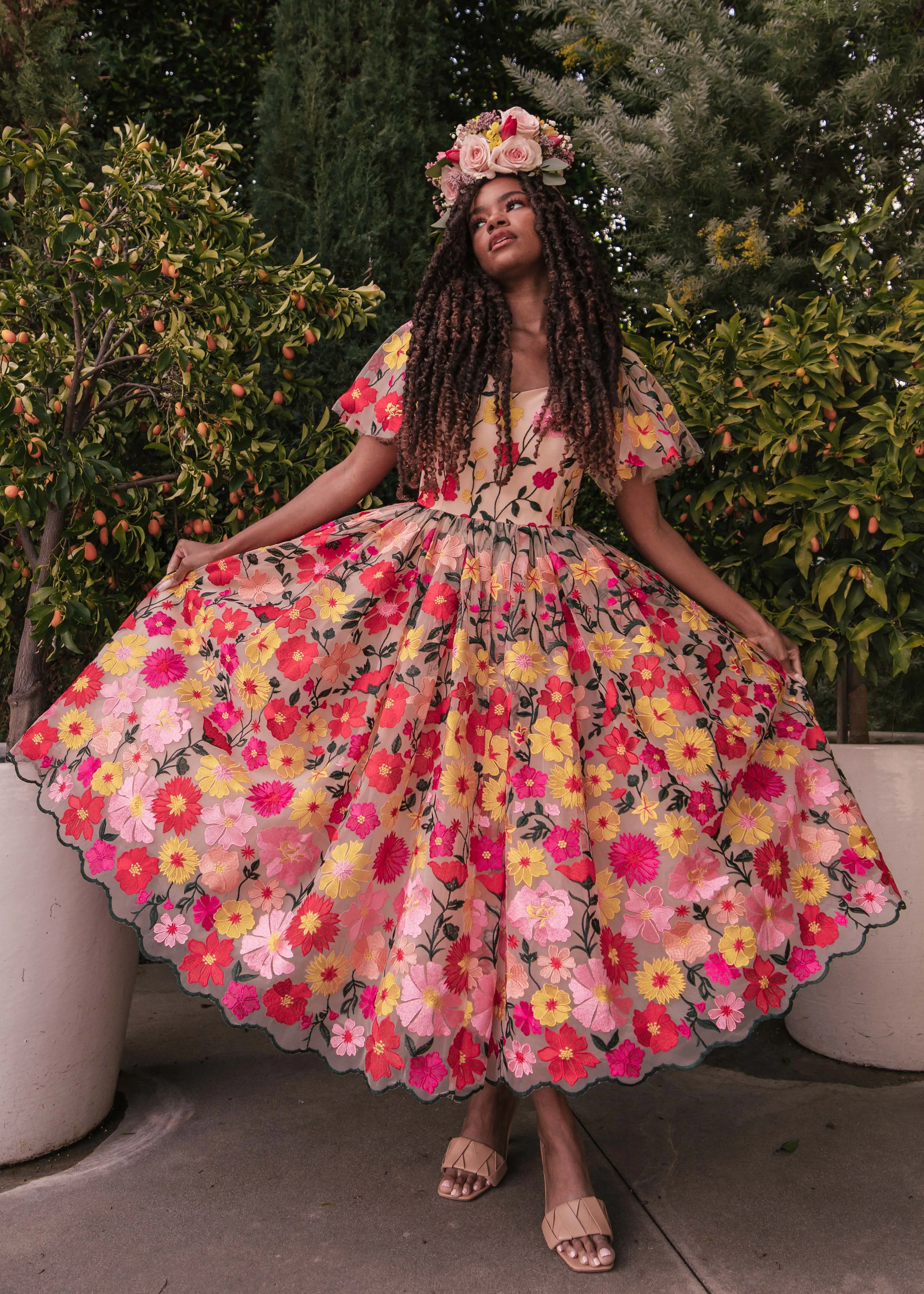 English Garden Dress - Image 3