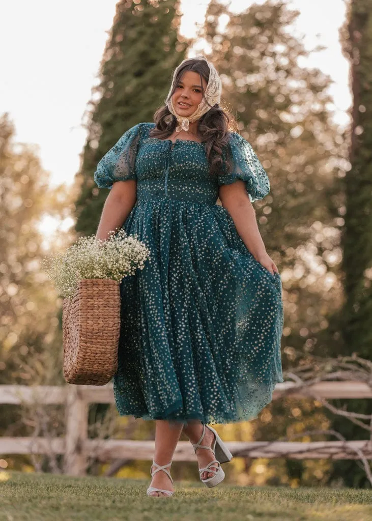 Everbloom Dress in Teal - Image 8