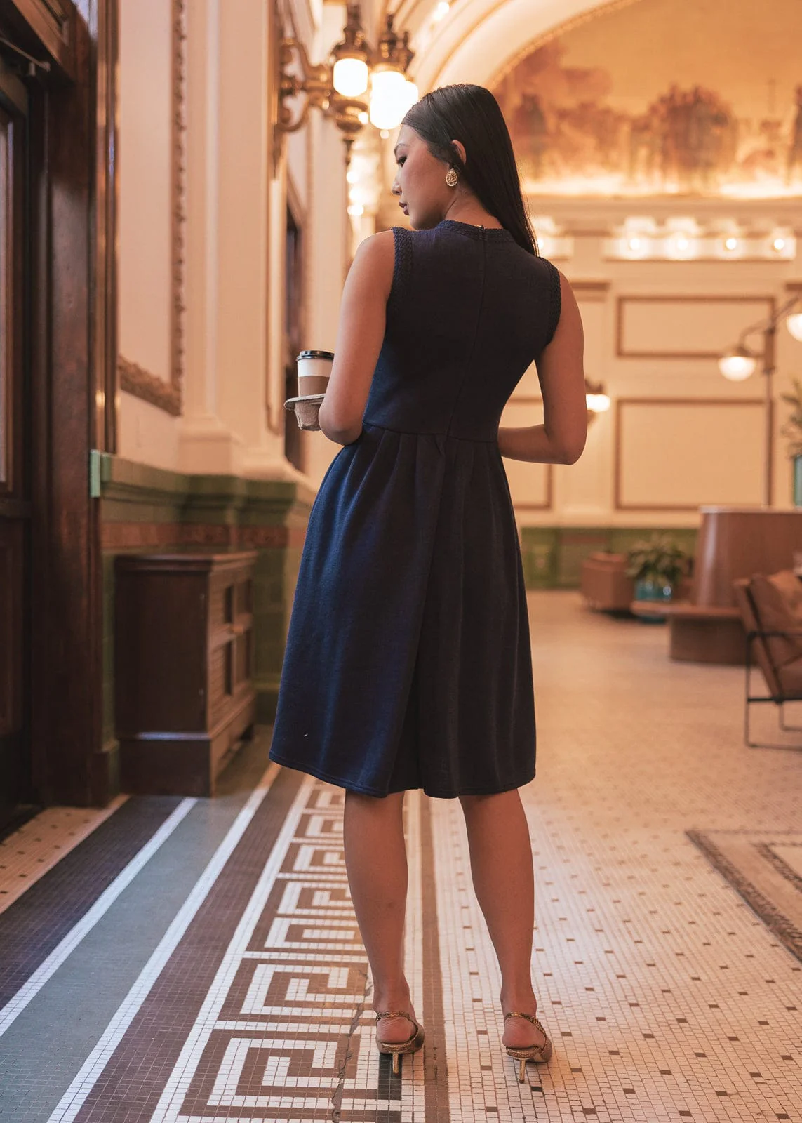 Carrie Dress - Navy - Image 10