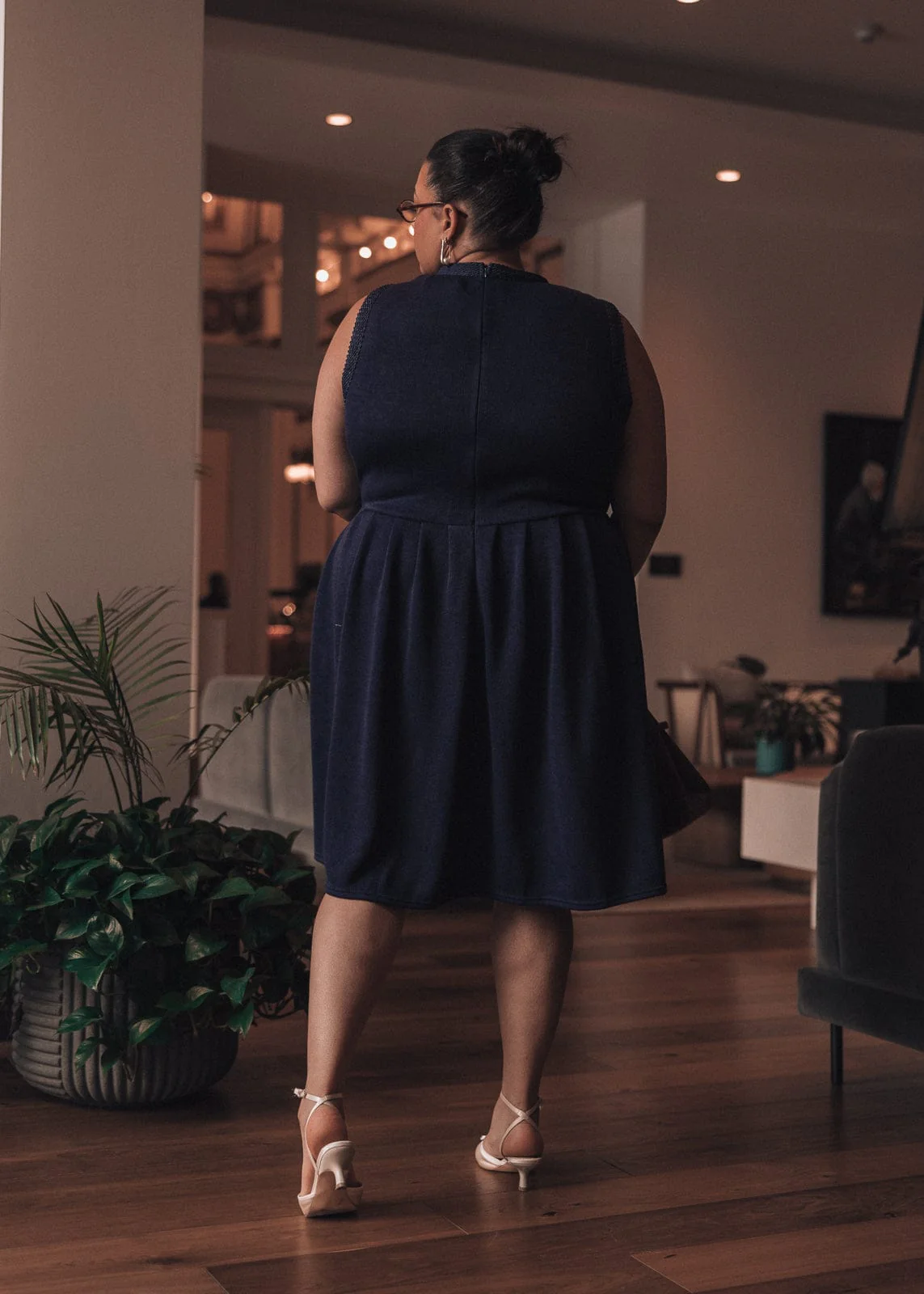 Carrie Dress - Navy - Image 5