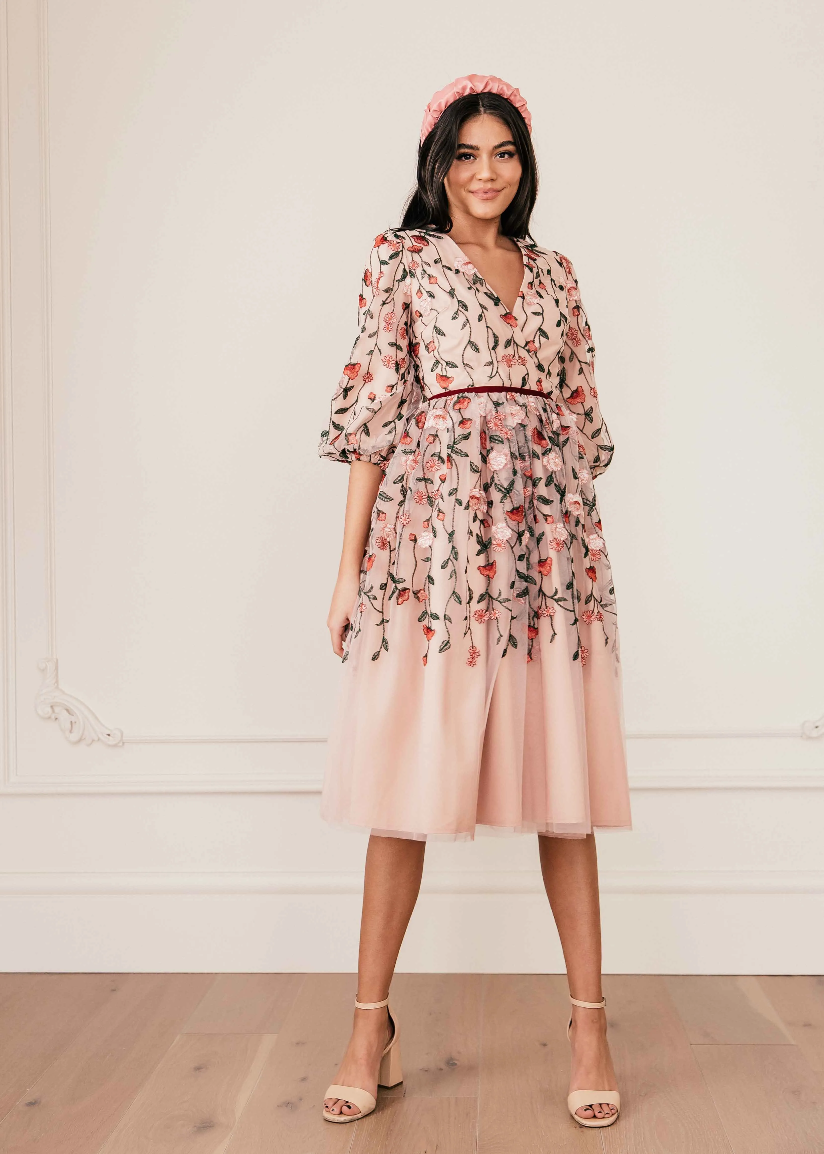 Holly Dress Rose