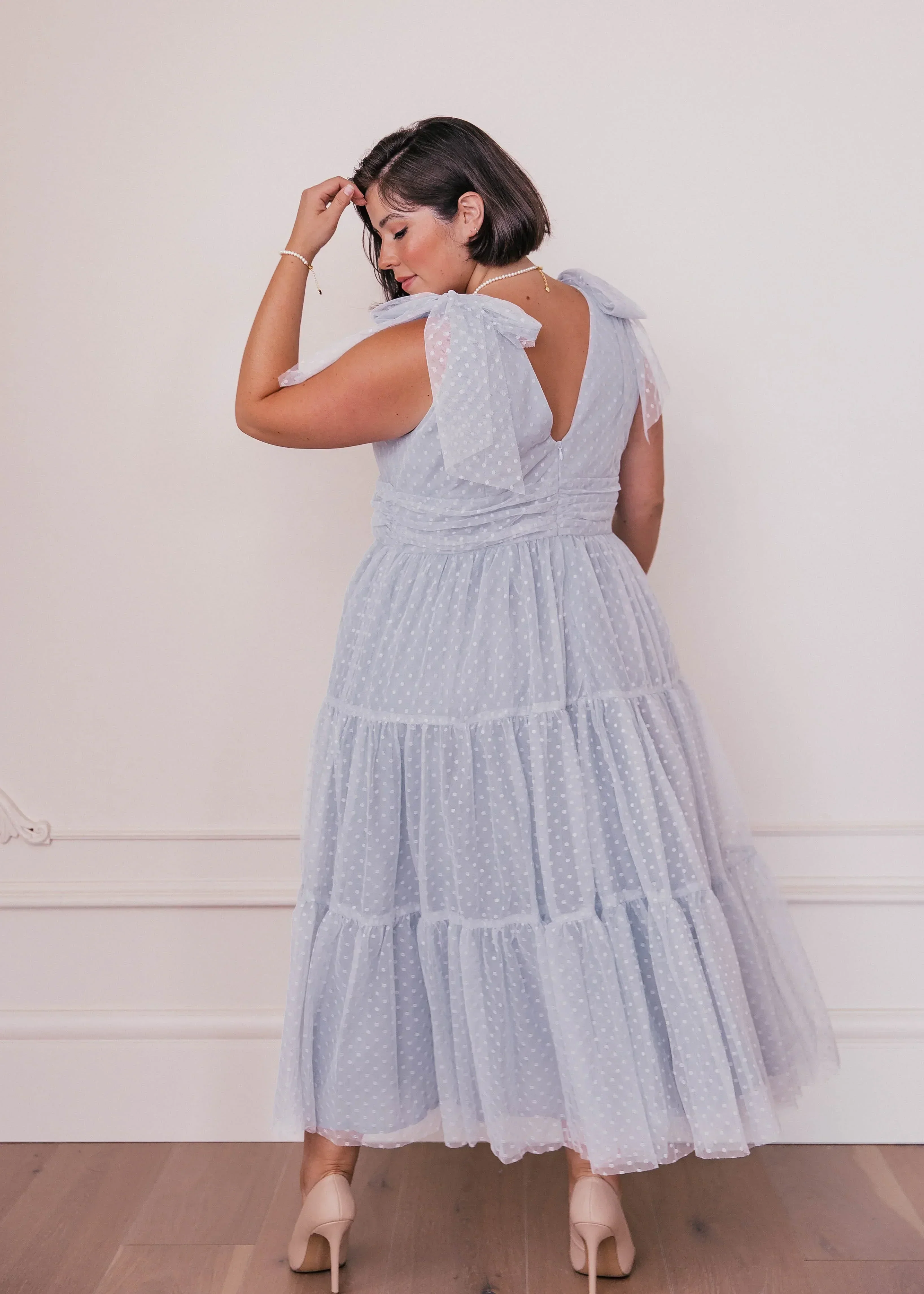 Jeanne Dress Dusty Blue - Image 5