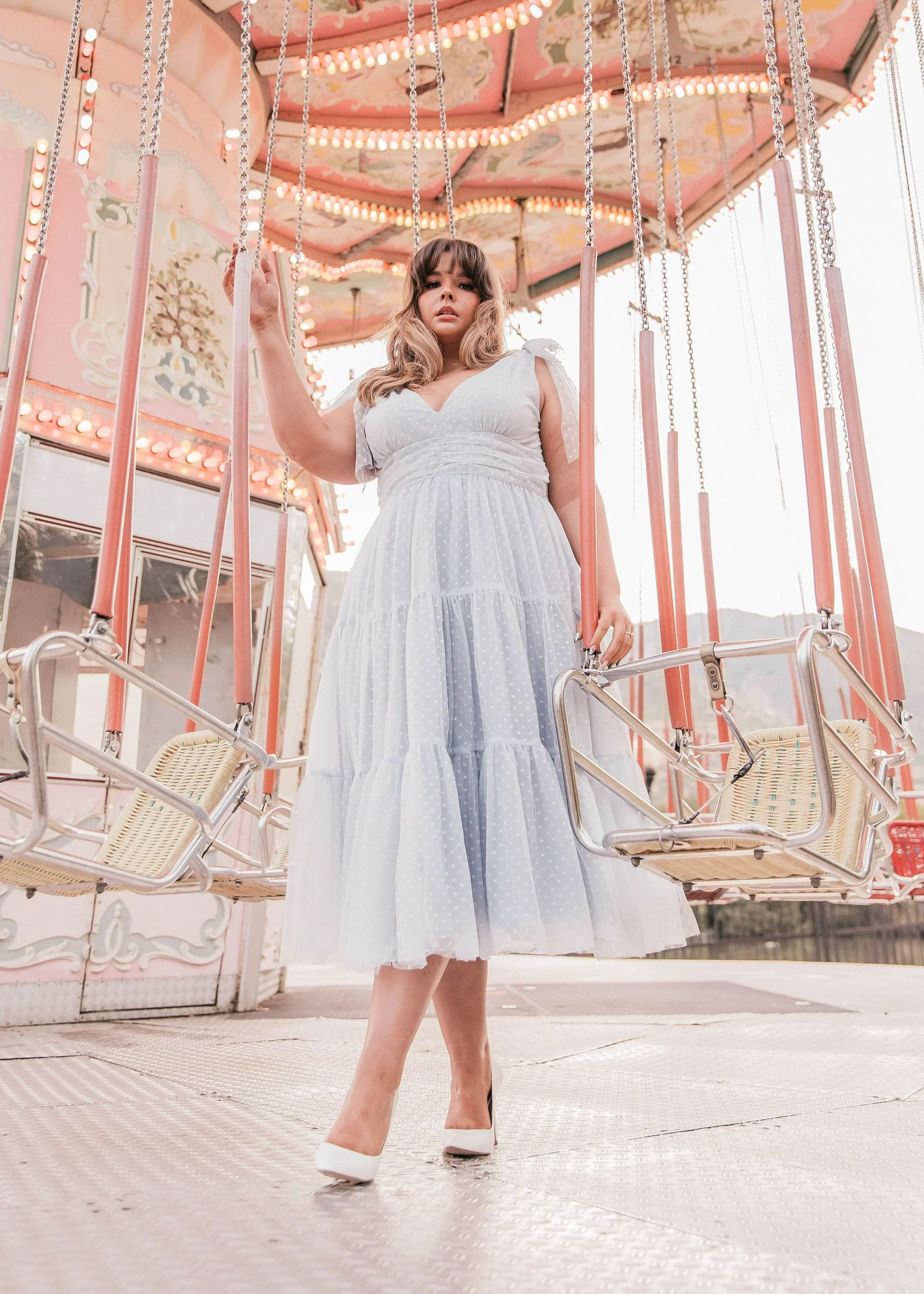 Jeanne Dress Dusty Blue - Image 8