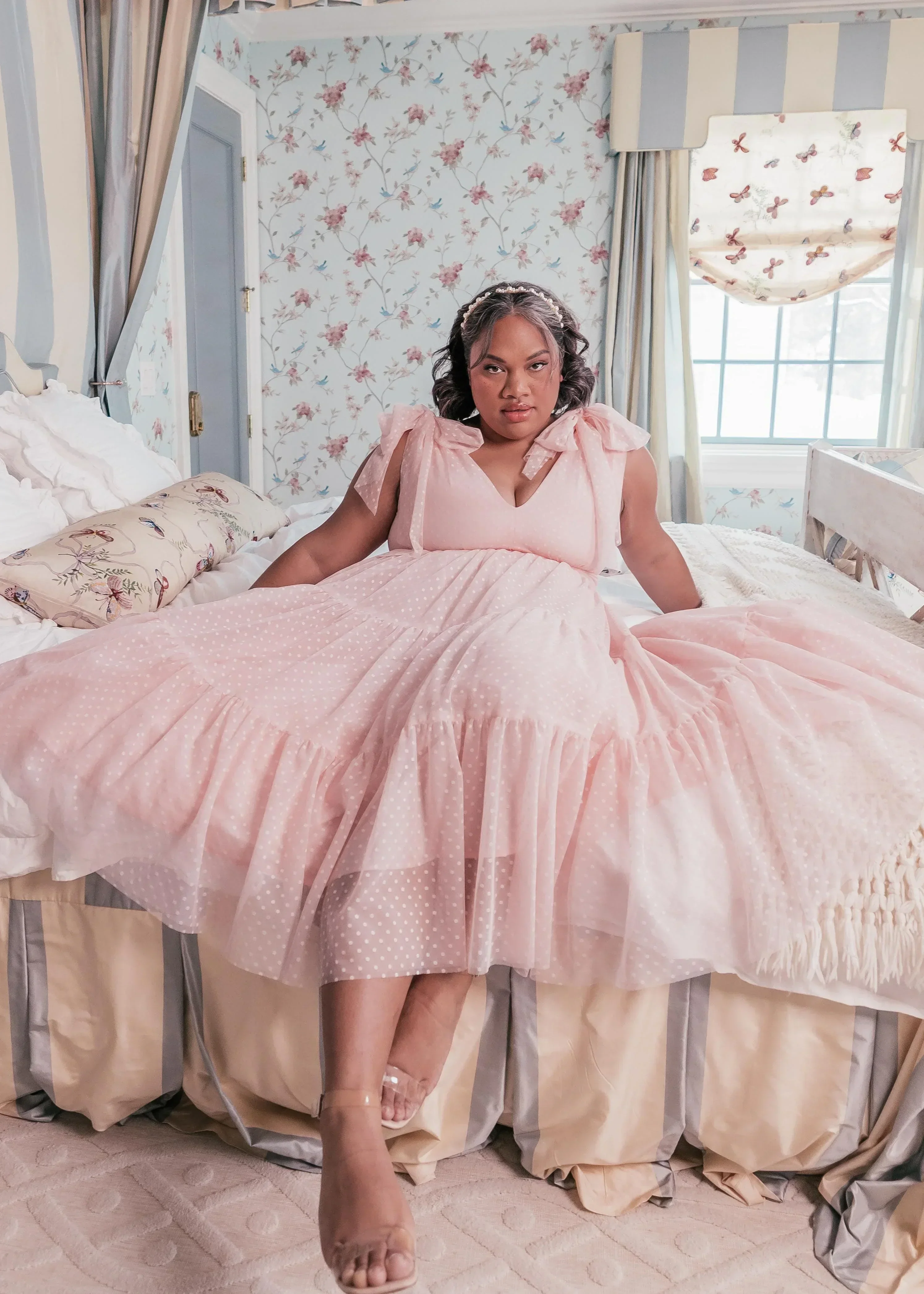Jeanne Dress Pink - Image 6