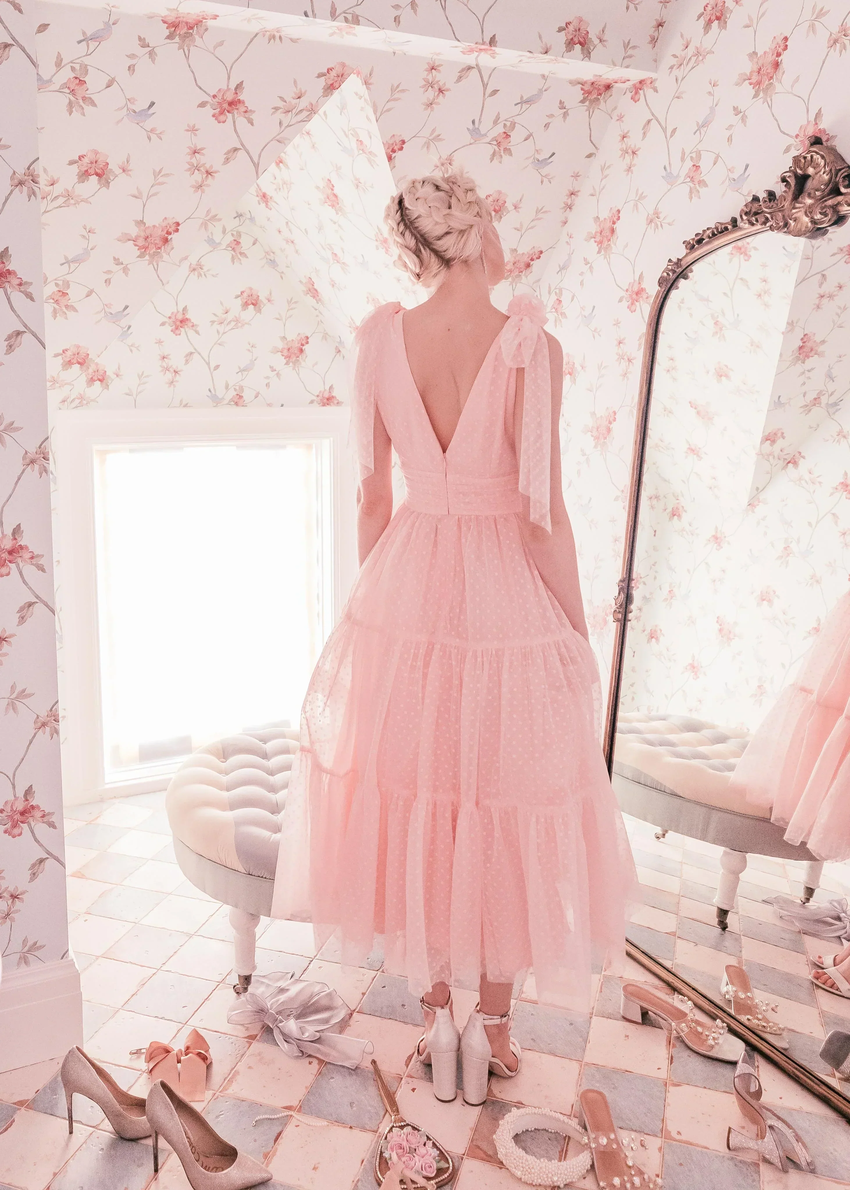 Jeanne Dress Pink - Image 7
