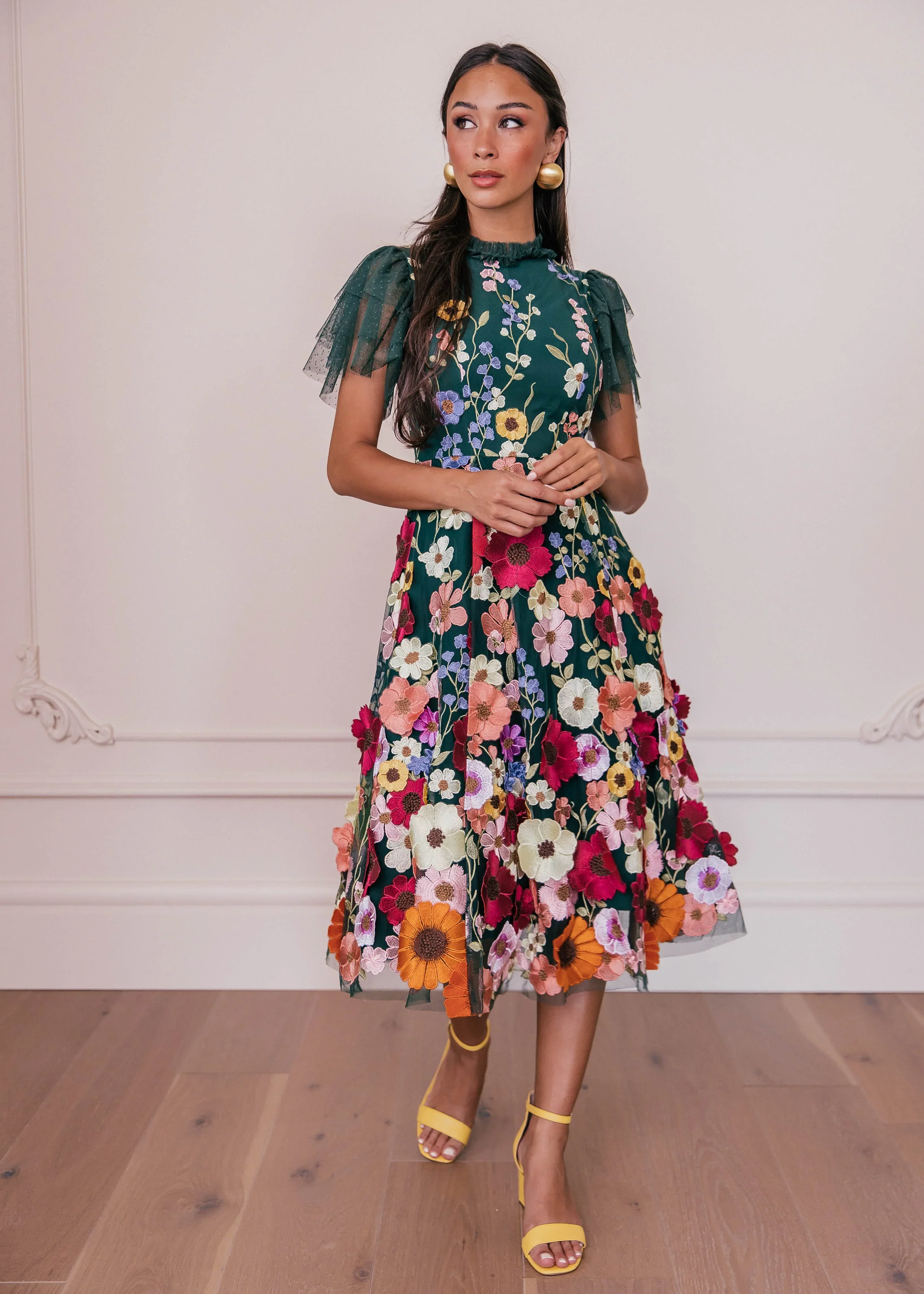 Jubilee Dress Evergreen