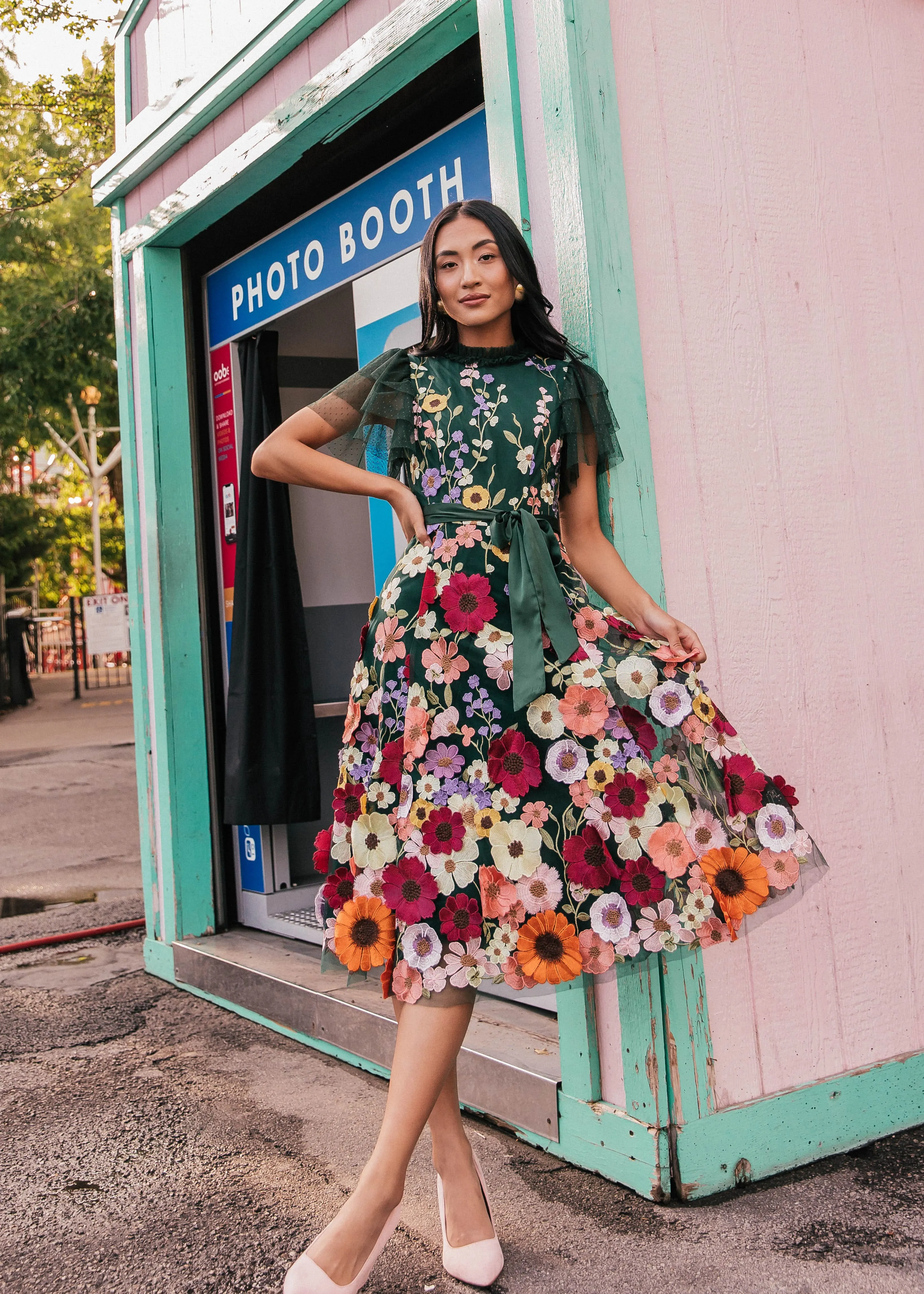 Jubilee Dress Evergreen - Image 3