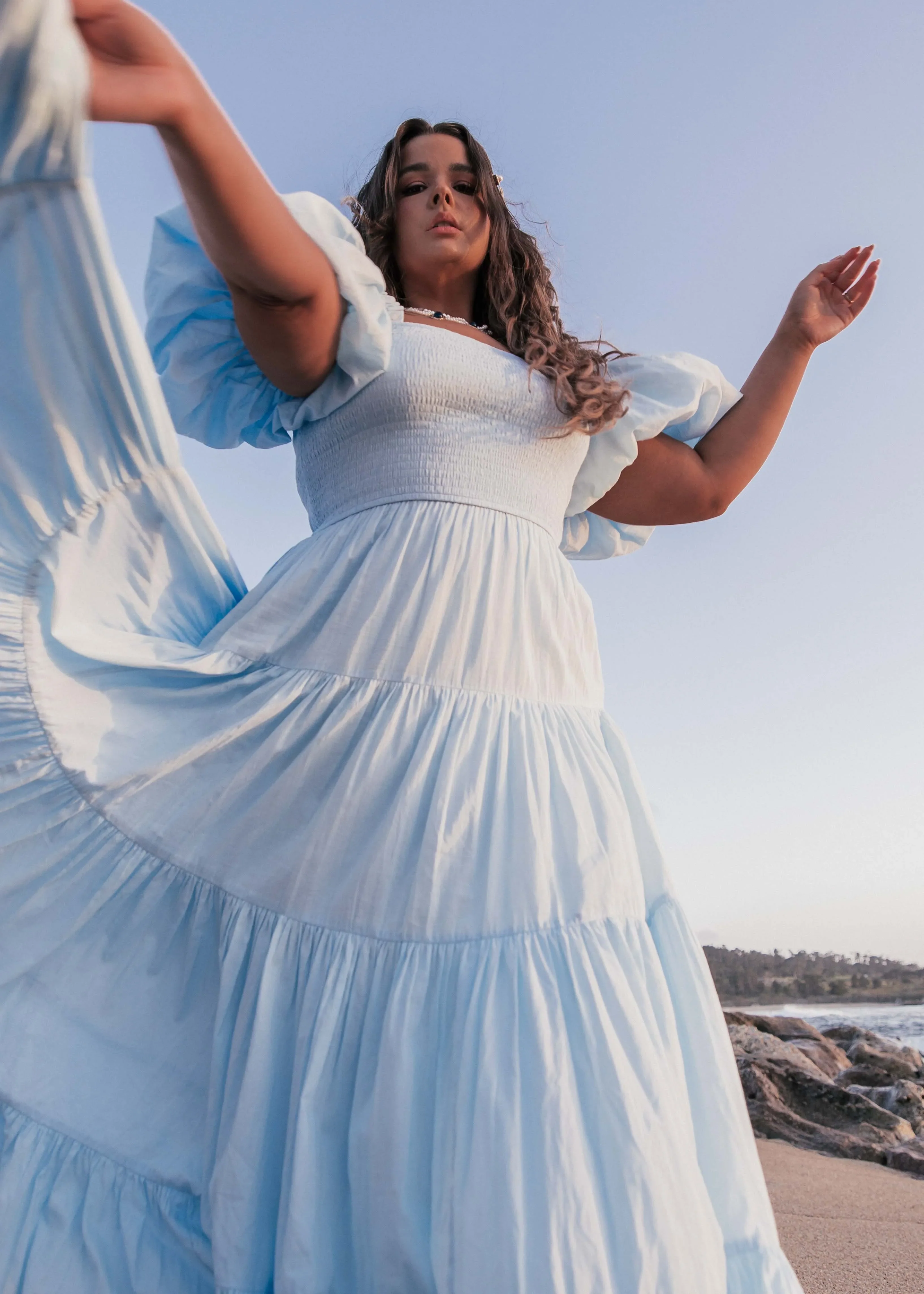 Luna Dress Blue - Image 5
