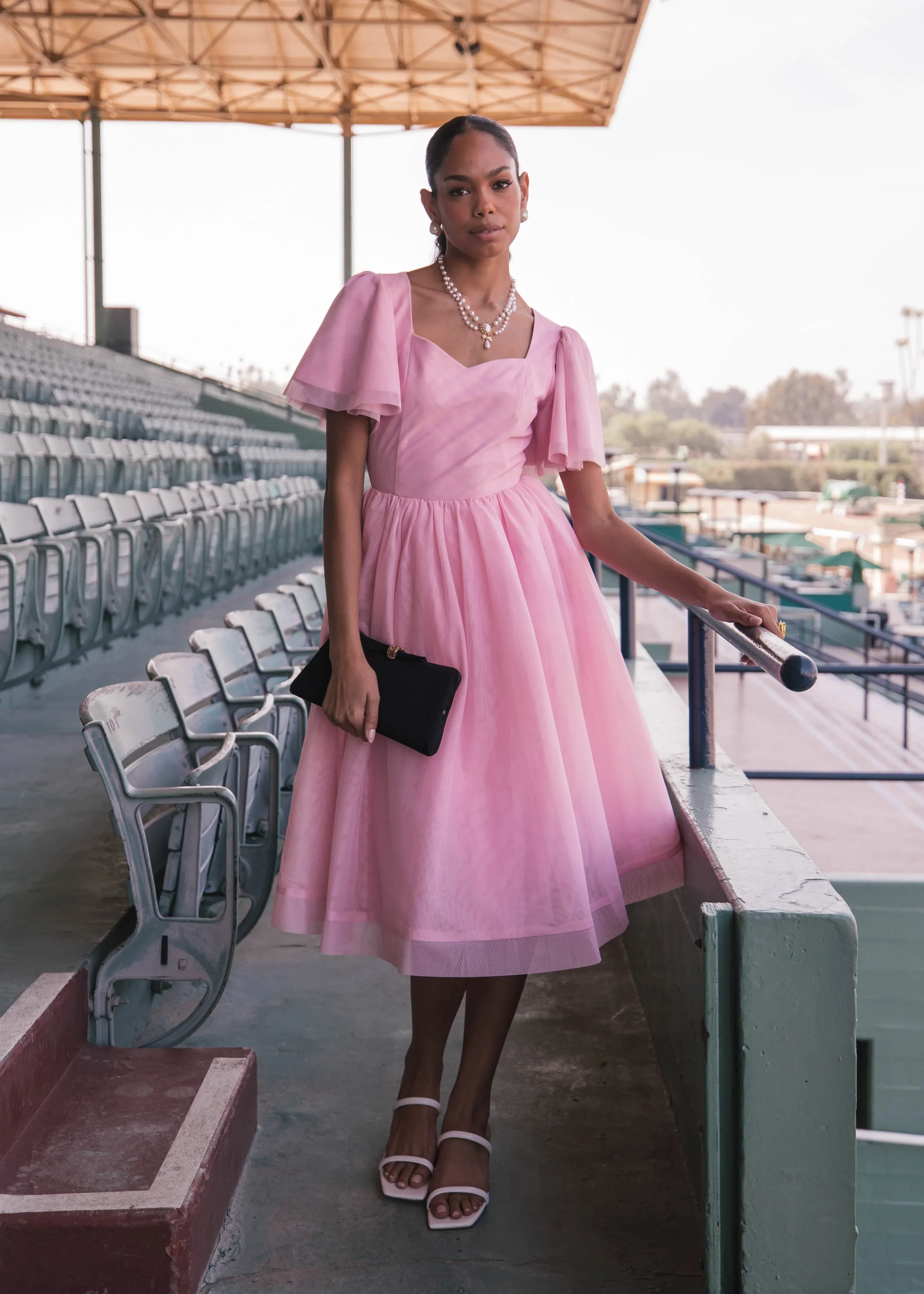 Nora Dress Dusty Pink