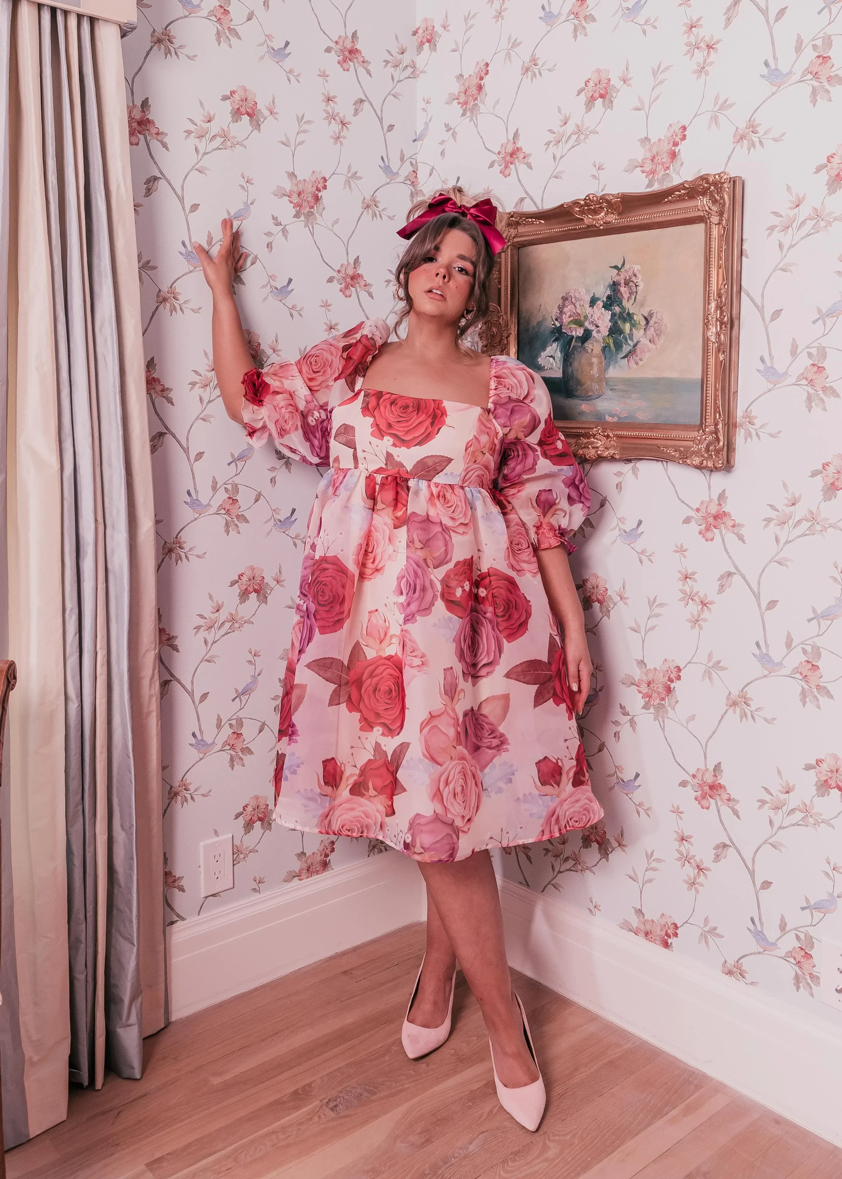 Polly Dress Pink - Image 3
