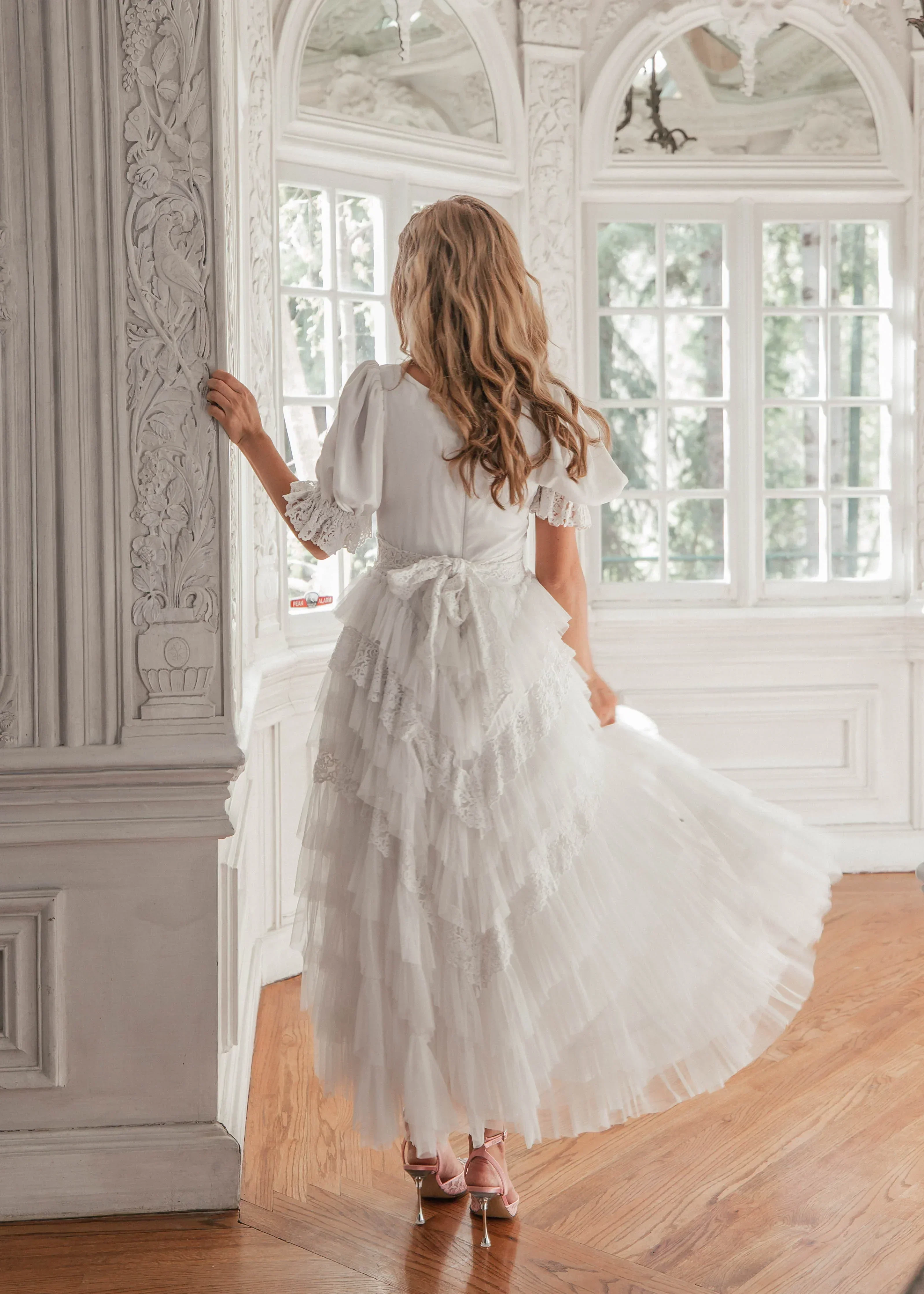 Thumbelina Dress White - Image 9